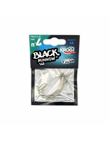 Anzol Fiiish Krog Premium Black Minnow 160